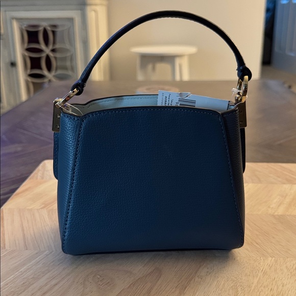 Kate Spade Blue Mini Bag with Floral Accents - Picture 2 of 8